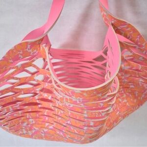 Sea Star Beachwear Vineyard Vines Summer Blooms Fishermans Tote Bag 22" x 14"